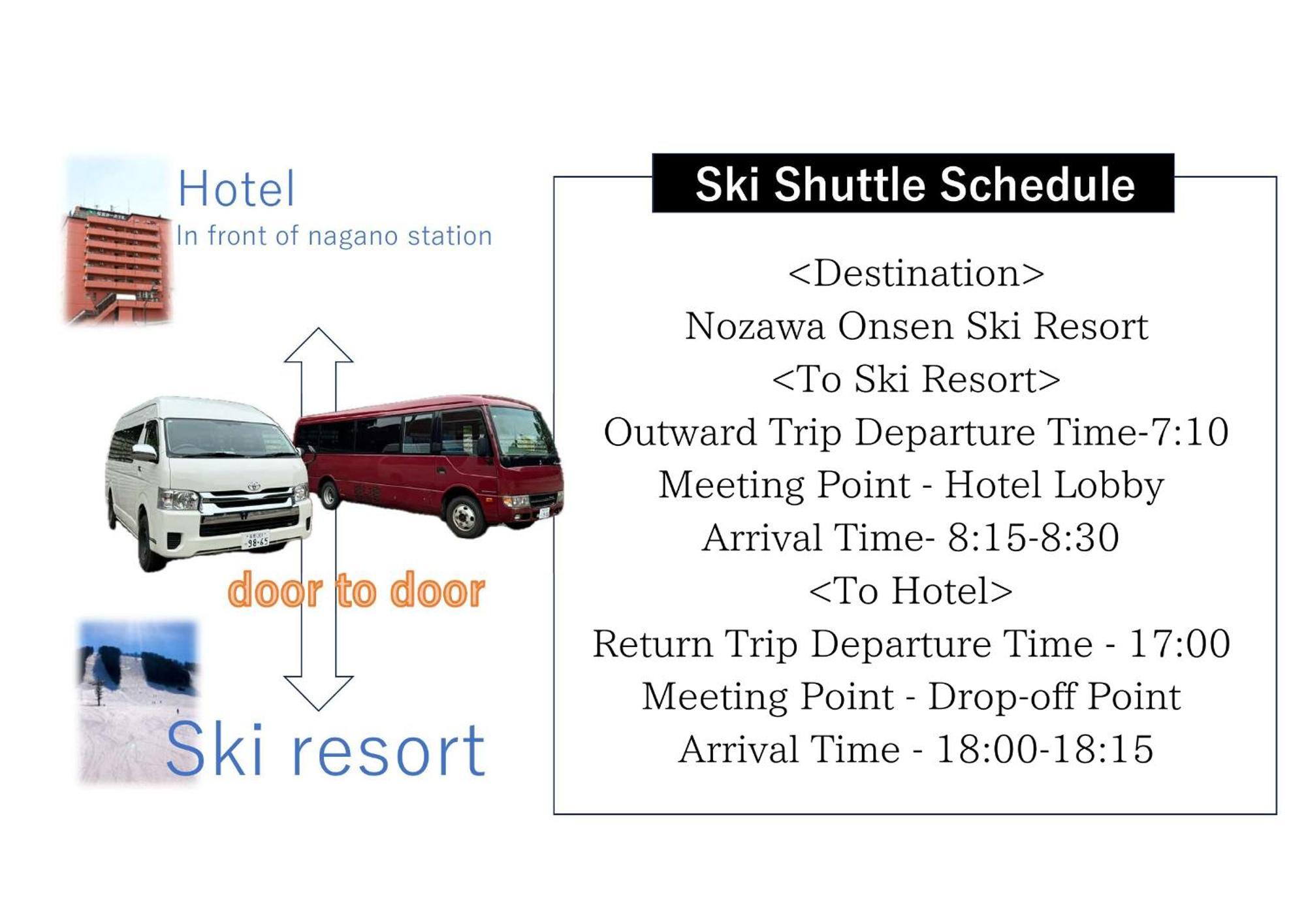 Nagano Daiichi Hotel Eksteriør bilde